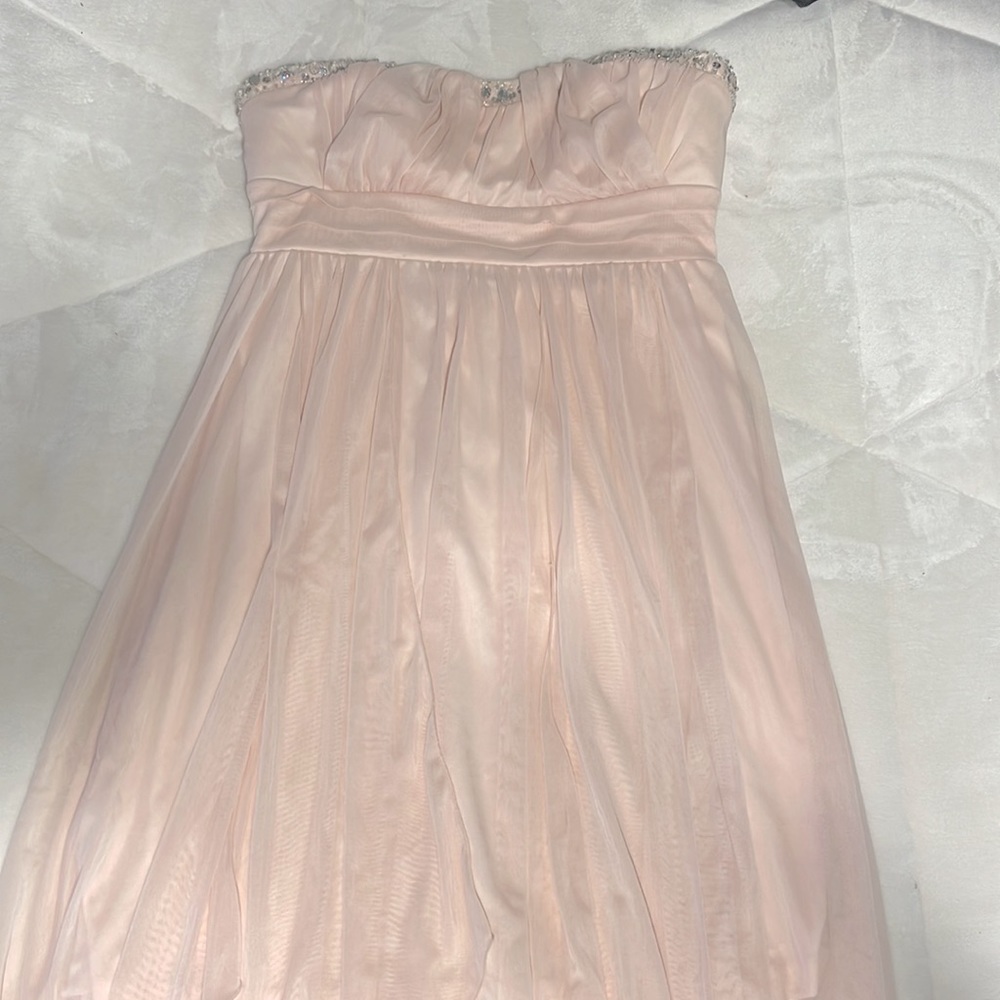 Blush pink formal dress